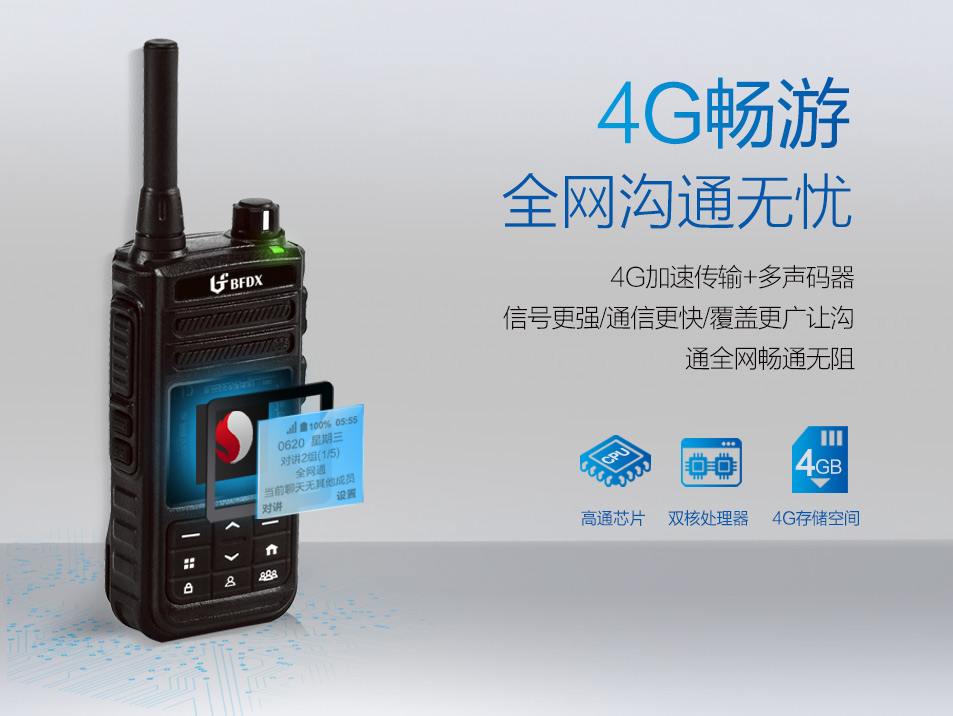 北峰BF-CM625s 4G全网通公网对讲机